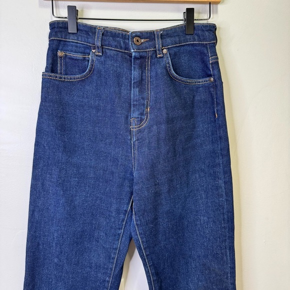 Weekend MaxMara Blue High Rise Jeans Dark Wash Size 6 - Picture 3 of 14